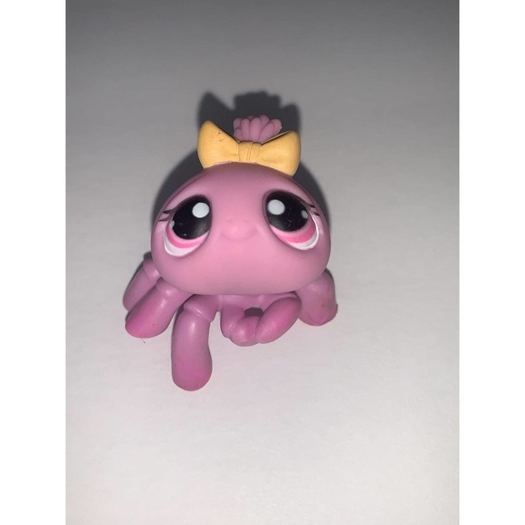 LPS #430 Purple Spider with Bats and Bow Littlest Pet Shop - Picture 2 of 4